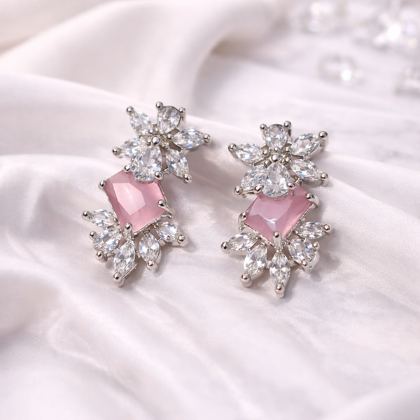 AD Luxury Crystal Earrings – Party & Occasion Wear